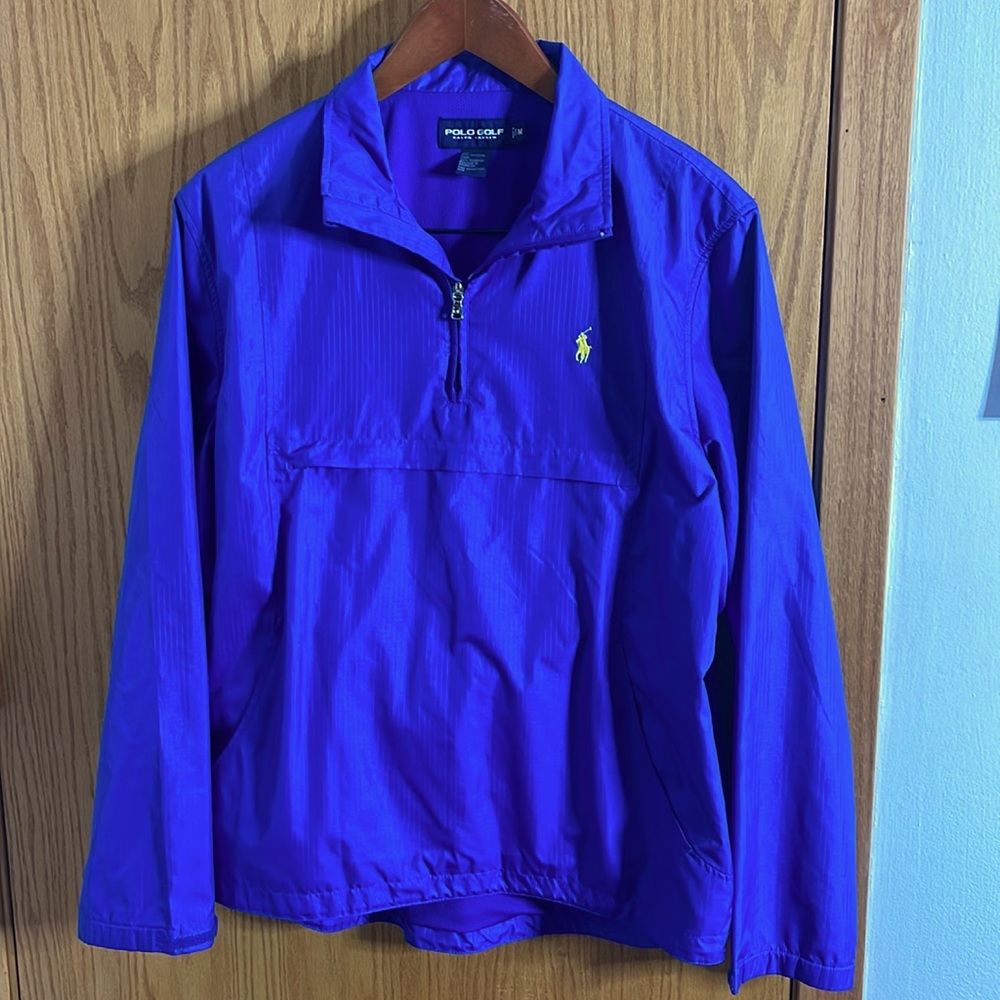 Polo Golf Rain Jacket Short Sleve Size Med